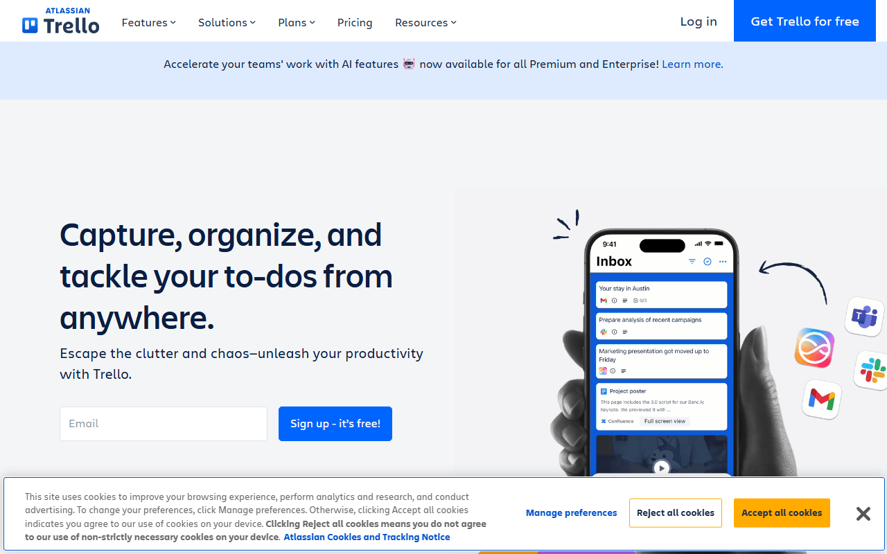 Trello screenshot