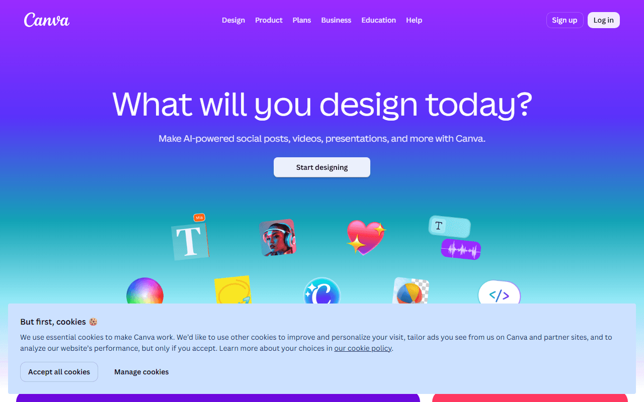 Canva screenshot