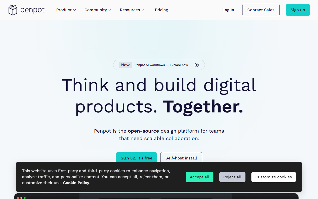 Penpot screenshot