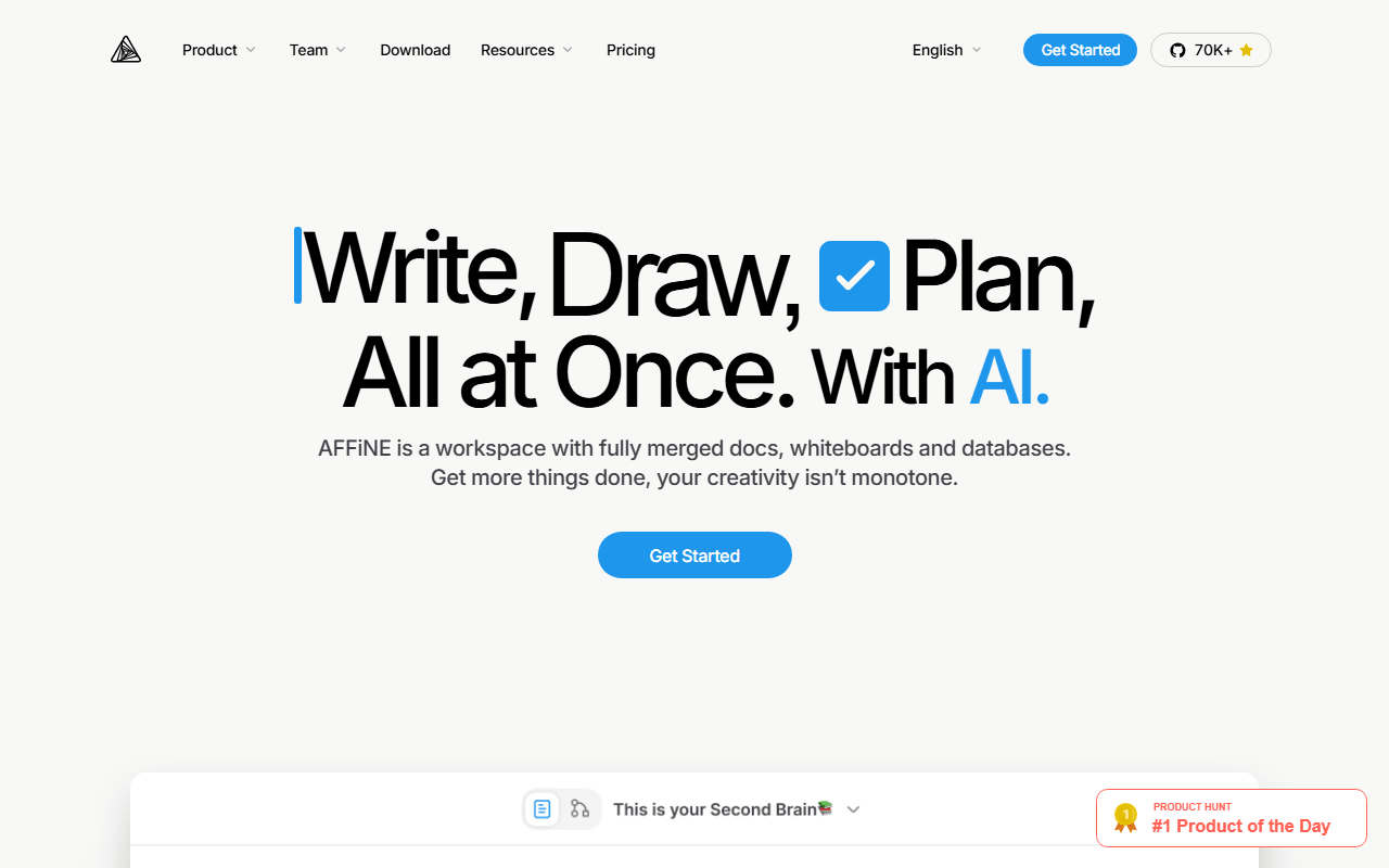 AFFiNE screenshot