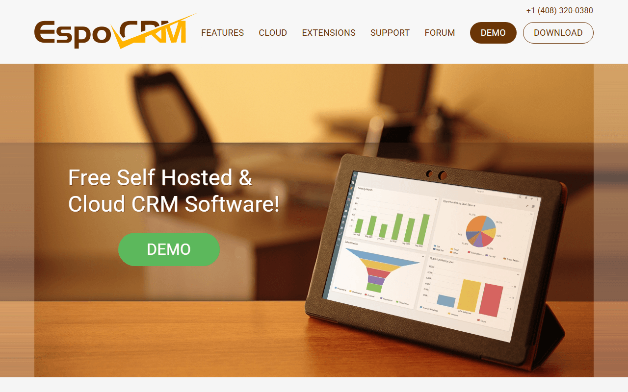 EspoCRM screenshot