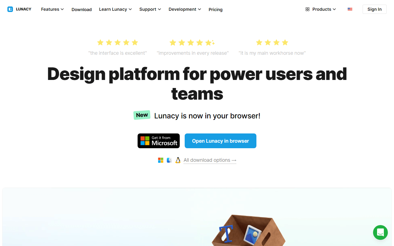 Lunacy screenshot