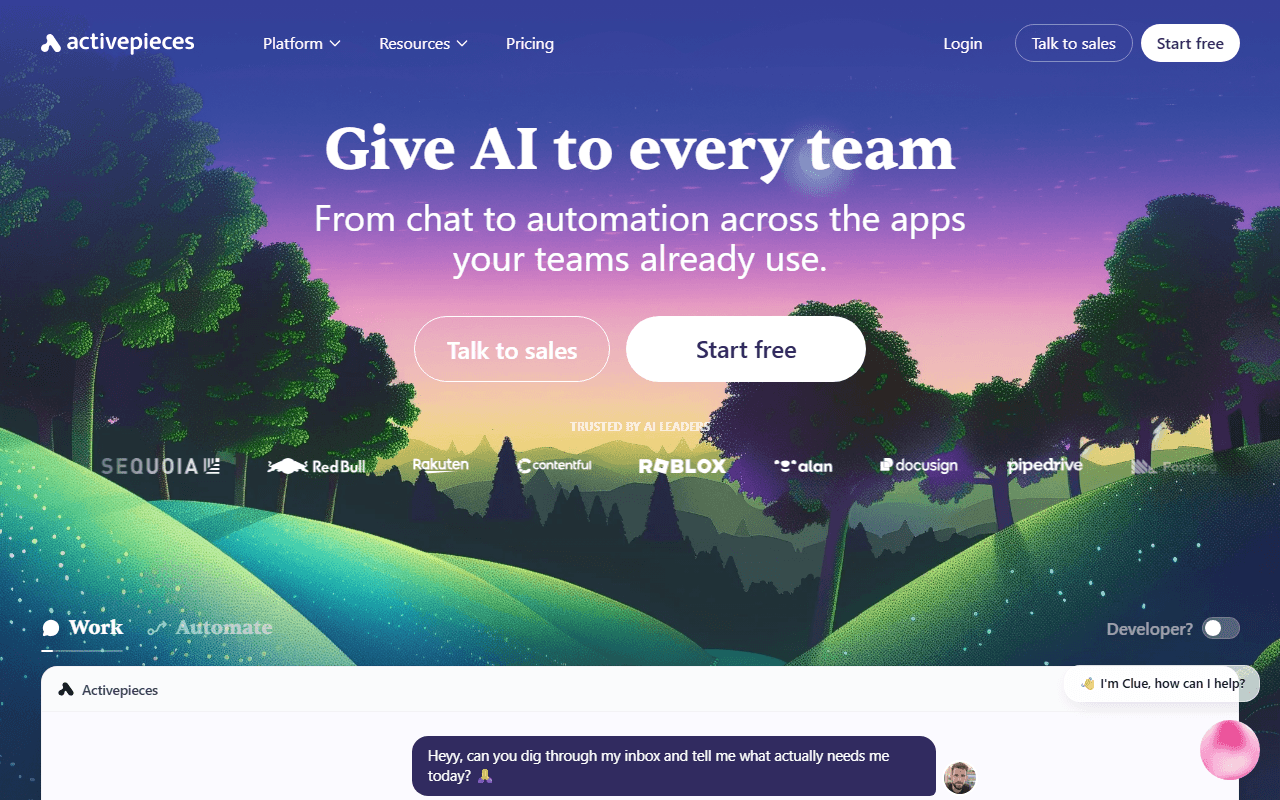 Activepieces screenshot