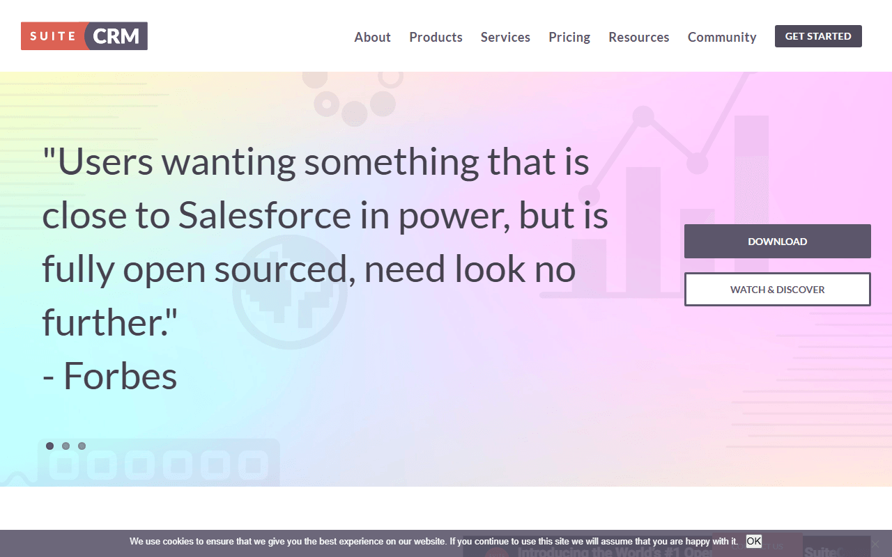 SuiteCRM screenshot