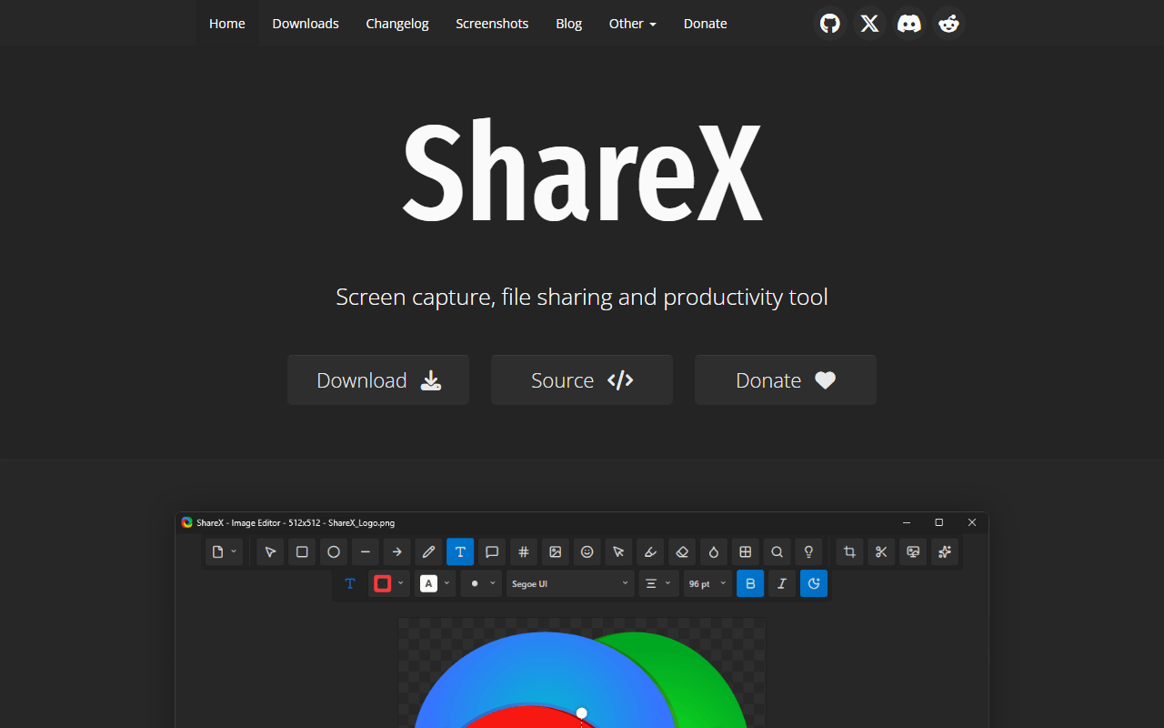 ShareX screenshot
