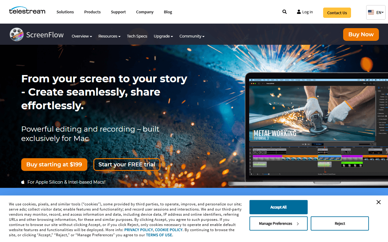 ScreenFlow screenshot